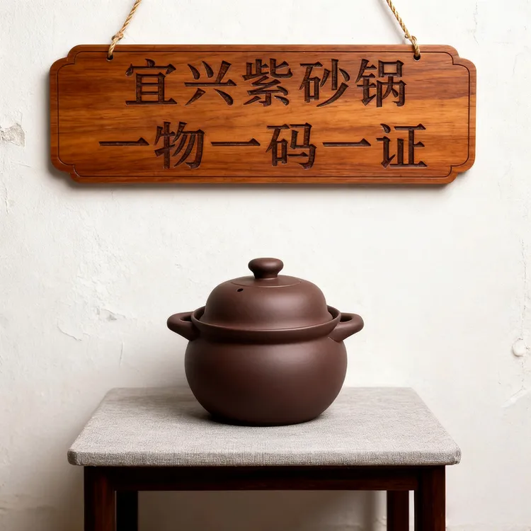陶千千正宗宜兴原矿紫砂砂锅一物一码无釉无涂层小砂锅1-2人专用
