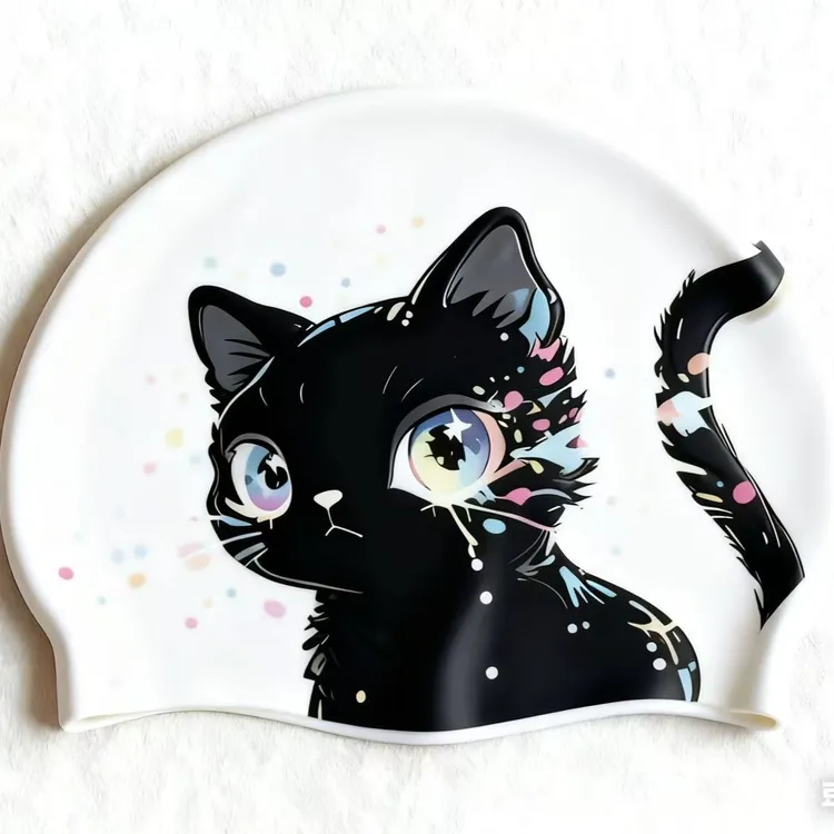 双面硅胶泳帽女士竞速硅胶泳帽防水专业游泳竞速训练帽子竞速泳衣