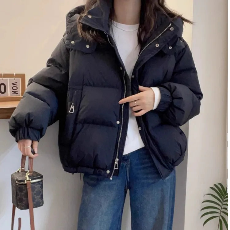 棉服女新款短款2025小个子韩版时尚宽松棉衣加厚保暖大码冬季外套
