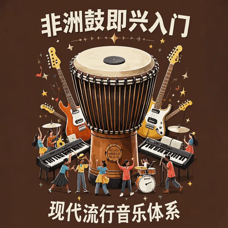 流行非洲鼓零基础即兴入门-25080701468