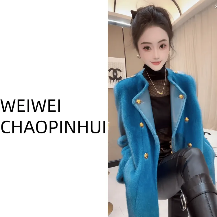 【薇薇高端欧货】冬季气质原创轻奢高级复古加厚保暖外套- 61170856