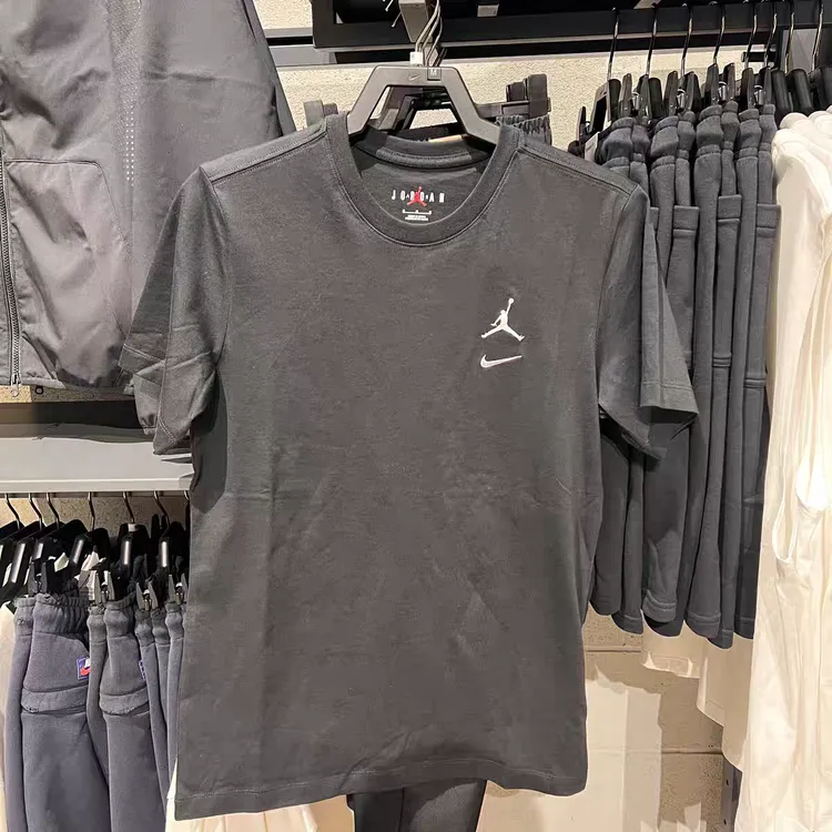 NIKE耐克Jordan男女款百搭休闲运动纯棉短袖IB8915-010
