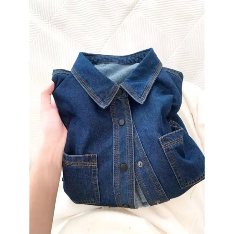 吼吼好看呐！秋冬季牛仔外套女2025新款休闲韩系百搭衬衫长袖上衣