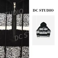 DC STUDIO【指南针】2024新款冬季时尚休闲百搭宽条纹保暖高档毛衣