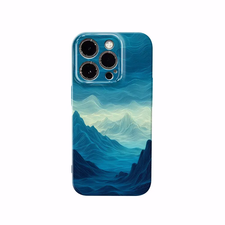 山间云雾手机壳14苹果iphone16pro15pro13/12复古新中式时尚小众
