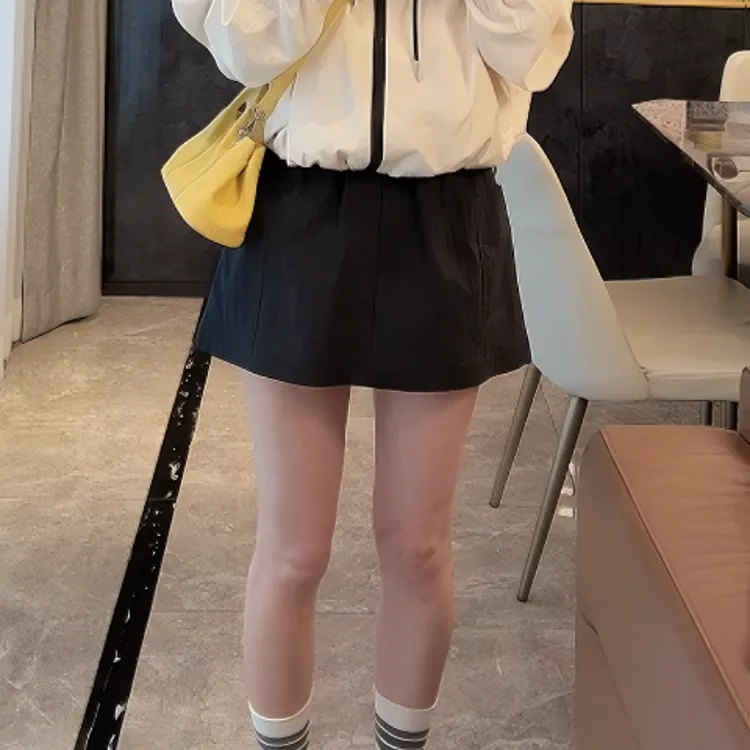 工装裙裤～春夏2025洋气休闲韩版高腰显瘦速干工装裙裤LK2501967