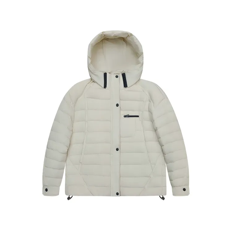 门店10&9/9！小排骨系列」90%白鸭绒连帽保暖羽绒服外套女 M14230