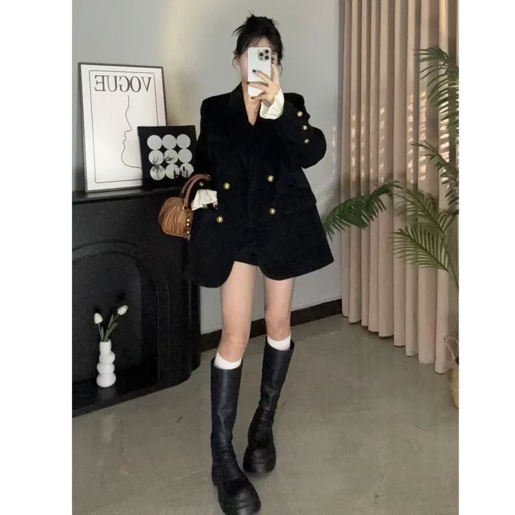 【尤希】2025年新款秋季小西装外套 高端气质外套小西服女