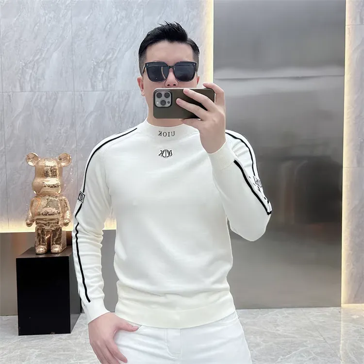 度尚-2024秋冬季新款高品质轻奢时尚修身百搭长袖针织打底衫毛衣