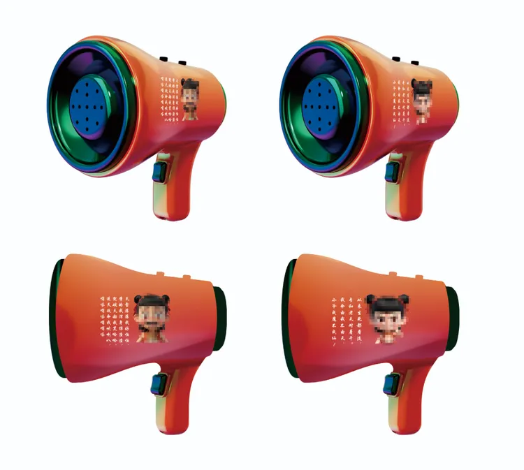 【正版现货】大声公小喇叭录音搞怪音乐整蛊可录音挂件钥匙扣小玩具