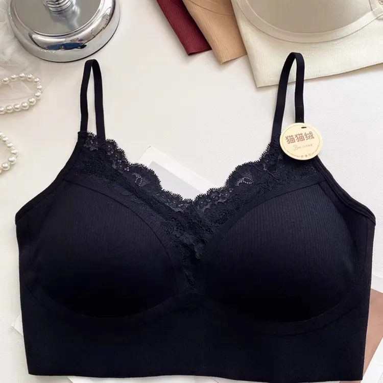 欧货新款蕾丝美背吊带内衣