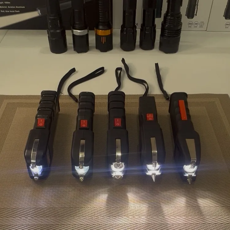 黑鹰x10美版928防身手电多功能强光卫士露营灯登山户外强光手电筒