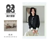 18087新中式气质正肩短外套春新款盘扣外套A60-1513