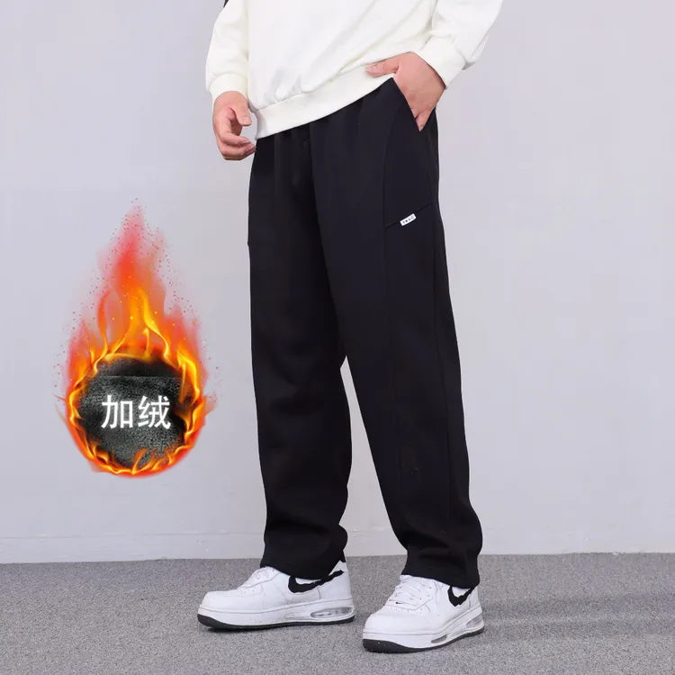 【菱形裆】冬季大码休闲裤男士高弹加大宽松潮流百搭长裤PC510117