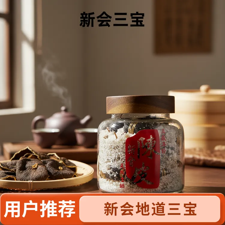 新会陈皮三宝纯手工五年老皮