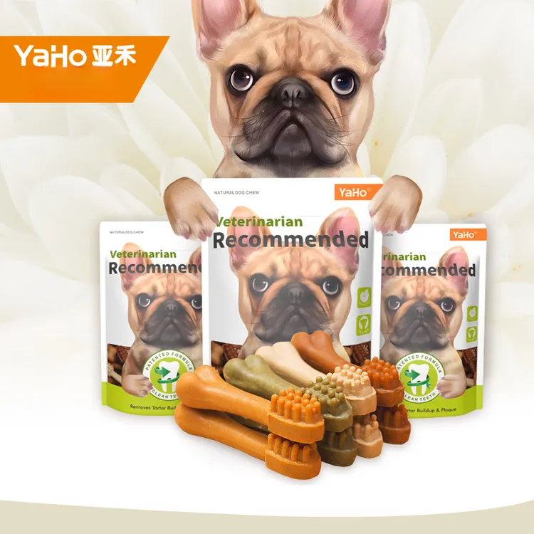 YaHo/亚禾宠物零食中小型犬泰迪博美柯基狗狗磨牙洁齿健齿洁牙棒