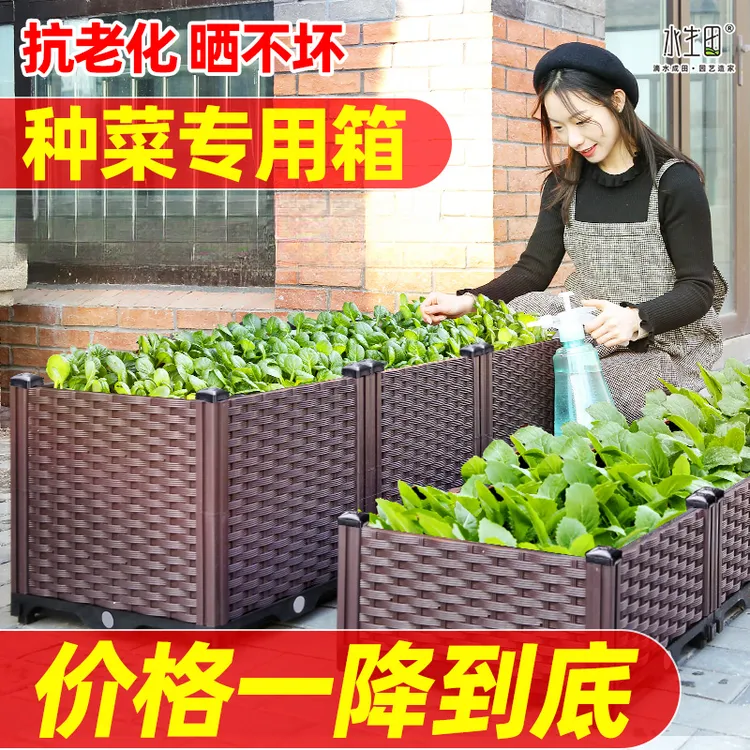特大种植箱阳台种菜盆种菜专用箱子长方形加厚种菜蔬菜盆楼顶户外商品图