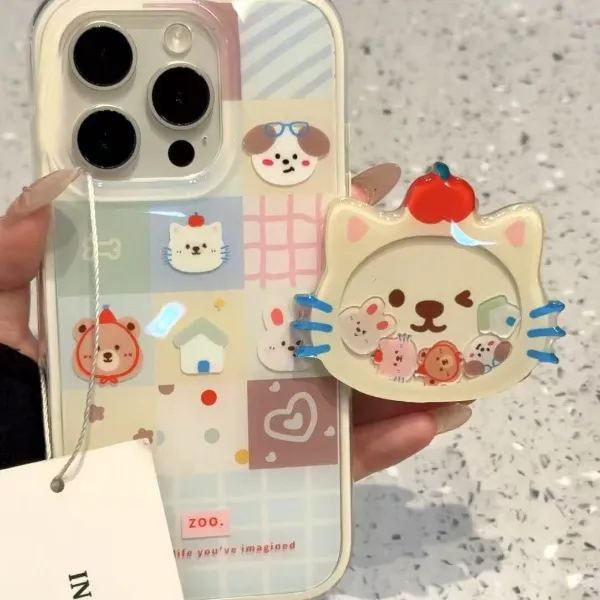 诚星泽可爱屋子动物适用苹果16新手机壳OPPO华为小米VIVO一加新款