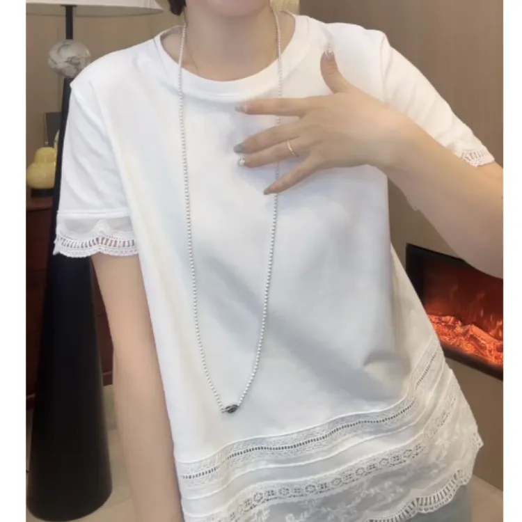 2025春季新款设计感百搭气质显瘦上衣T恤LK2502211