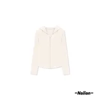 Nalian/拿恋豆子优选-保暖拉链卫衣连帽衫修身显瘦运动女 DZ25312