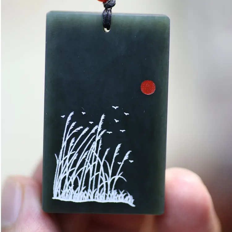 定制刻字图和田玉