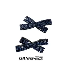 发夹侧边夹蝴蝶结边夹鸭嘴夹奢新款女精致顶夹发卡1800+1800