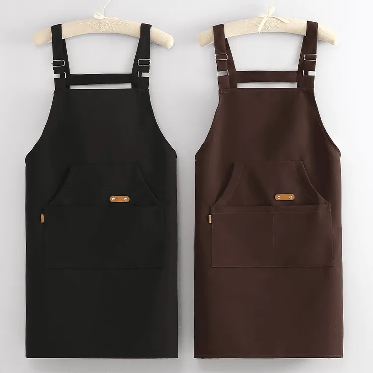 围裙防水防油餐饮专用定制logo厨房家用烘焙男士工作服新款做饭女