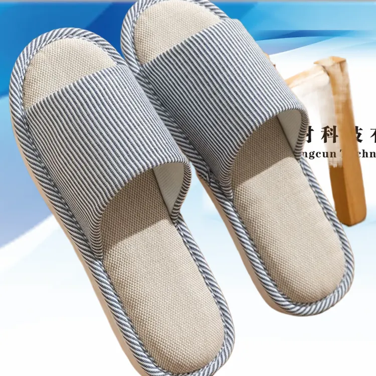 棉麻拖鞋男女2025新款室内家用四季春秋防滑吸汗平底家居拖鞋