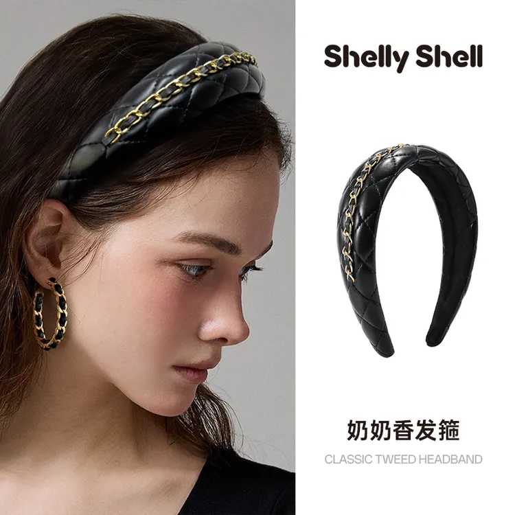 Shelly Shell奶奶香发箍 简约小众百搭