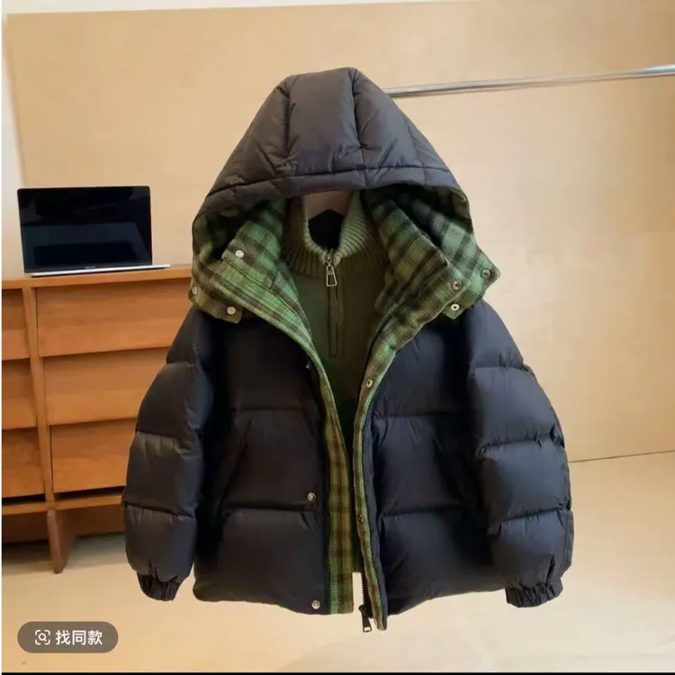 男童冬装羽绒服2025新款中大童儿童冬季白鸭绒加厚外套男孩炸街潮