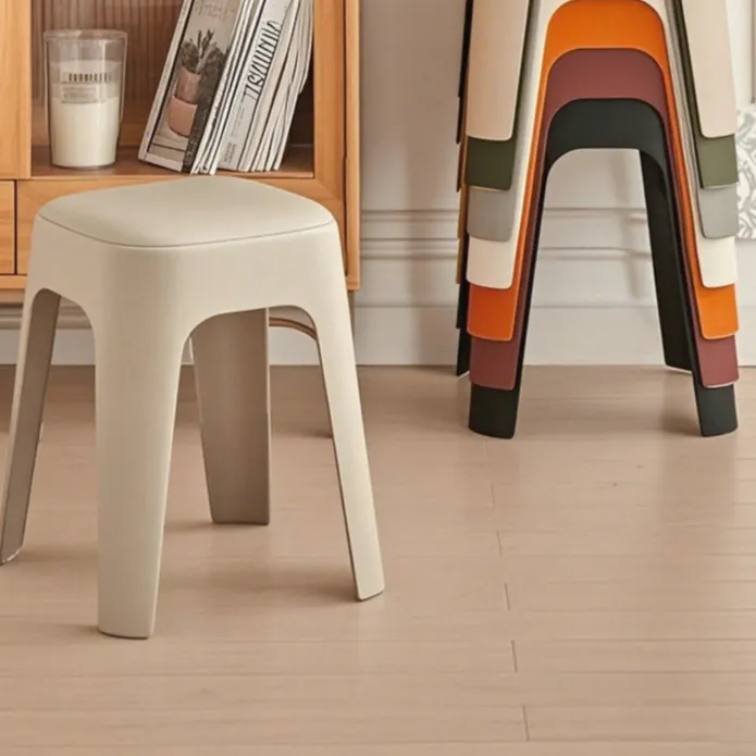 【两张起包邮】加厚PP材质家用海绵软包凳轻奢高级感餐厅椅【817款】