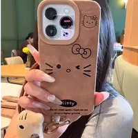 阶梯贴皮可爱kt挂绳适用苹果16proiPhone16promax/15/14/13
