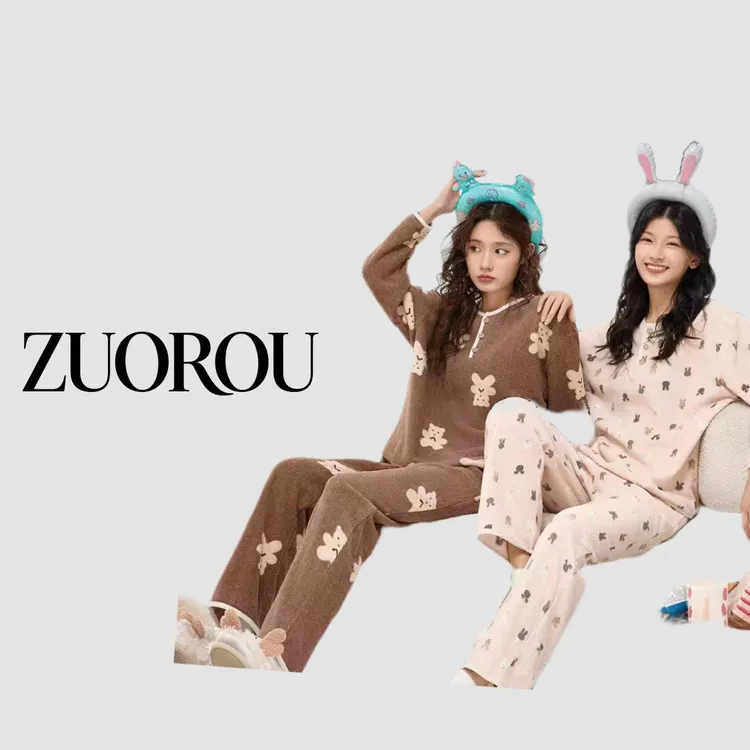 【zuorou好物】秋冬新款亲肤暖心套装均码