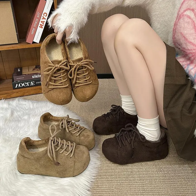 常规款加厚绒面勃肯鞋软底秋季深口防滑0586-12