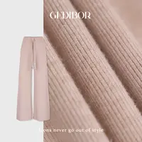 XUEXUE丨美丽诺羊毛 大王字母钻扣设计时尚长裤GD25-CK591