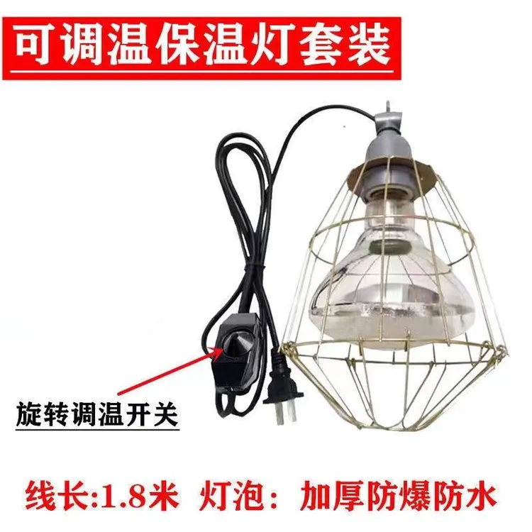 防水耐高温宠物取暖发热取暖小鸡保温灯自动控温