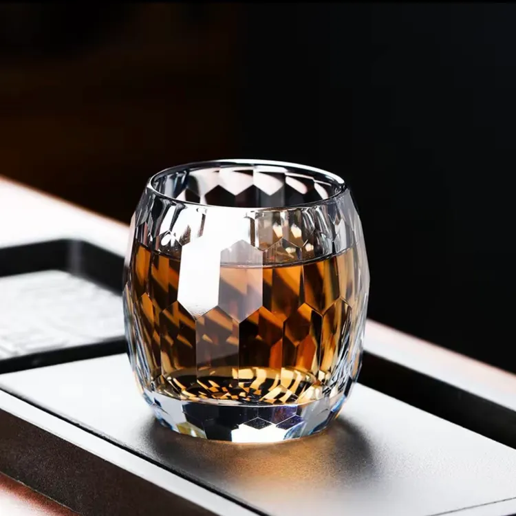 K9水晶切割面主人品茗杯 小茶杯