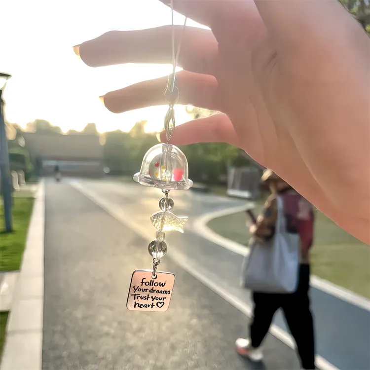 小鱼薄荷周边金鱼梦境挂件高颜值少女心包包手机挂饰送闺蜜礼物