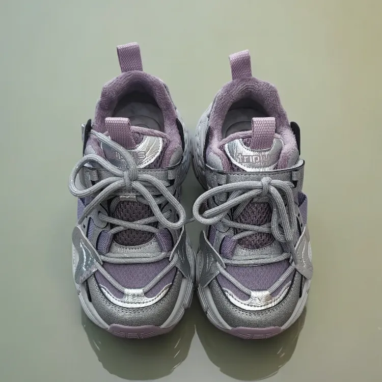 女童2025冬季二棉洋气百搭老爹鞋