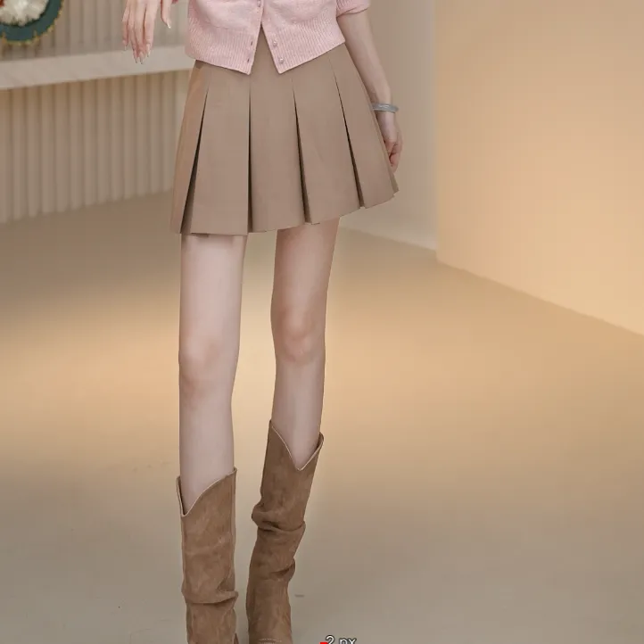 AMASS/阿玛施热力感高腰半身裙5200471时尚百搭时尚气质通勤装