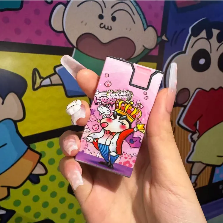 新款香型创意打火机防风蓝色火焰蜡笔小新打火机送男友女友礼物商品图