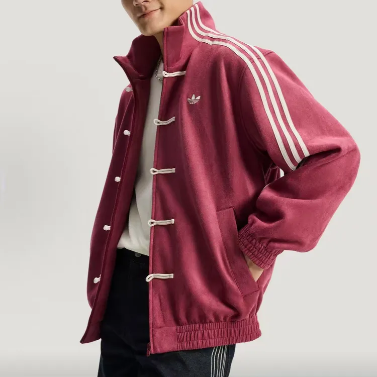 adidas/阿迪达斯三叶草新中式运动休闲外套夹克 男女同款KR0294