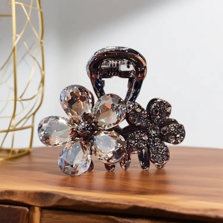 发夹气质百搭发卡韩版精致优雅镶钻小抓夹气质百搭发卡韩版精致