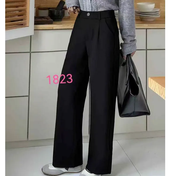 1823裙韵早秋新款直筒裤