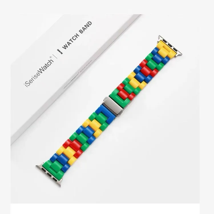 乐高表带适用于applewatch 表带iwatch s10卡通系列表带时尚爆款s