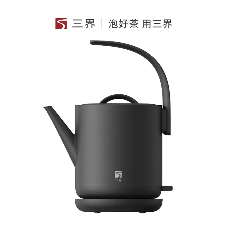 三界D1-QH纯净电热水壶家用煮水泡茶专用壶自动断电茶壶茶杯套装