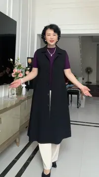 【兰姐推荐】雅·显瘦百搭长款背心裙