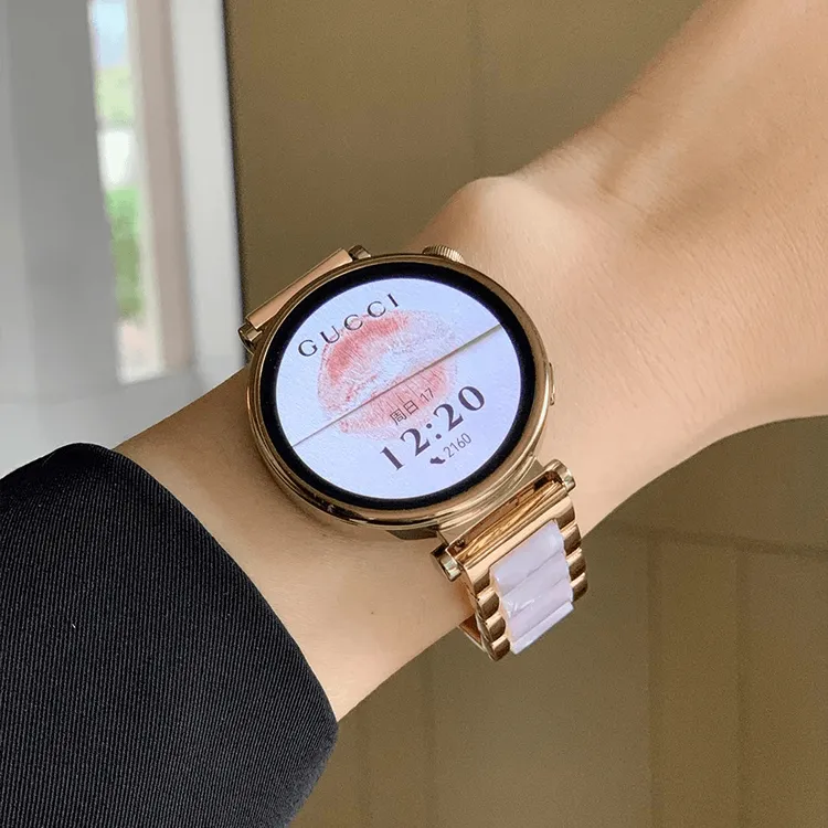 六竹适用华为watchgt4/gt5表带新款金属树脂41m智能手表3pro表带