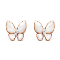 1259---18K金镶嵌百搭耳钉