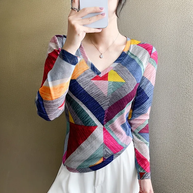 网红洋气炸街女装网纱打底衫爆款2025新款独特漂亮小衫百搭上衣秋